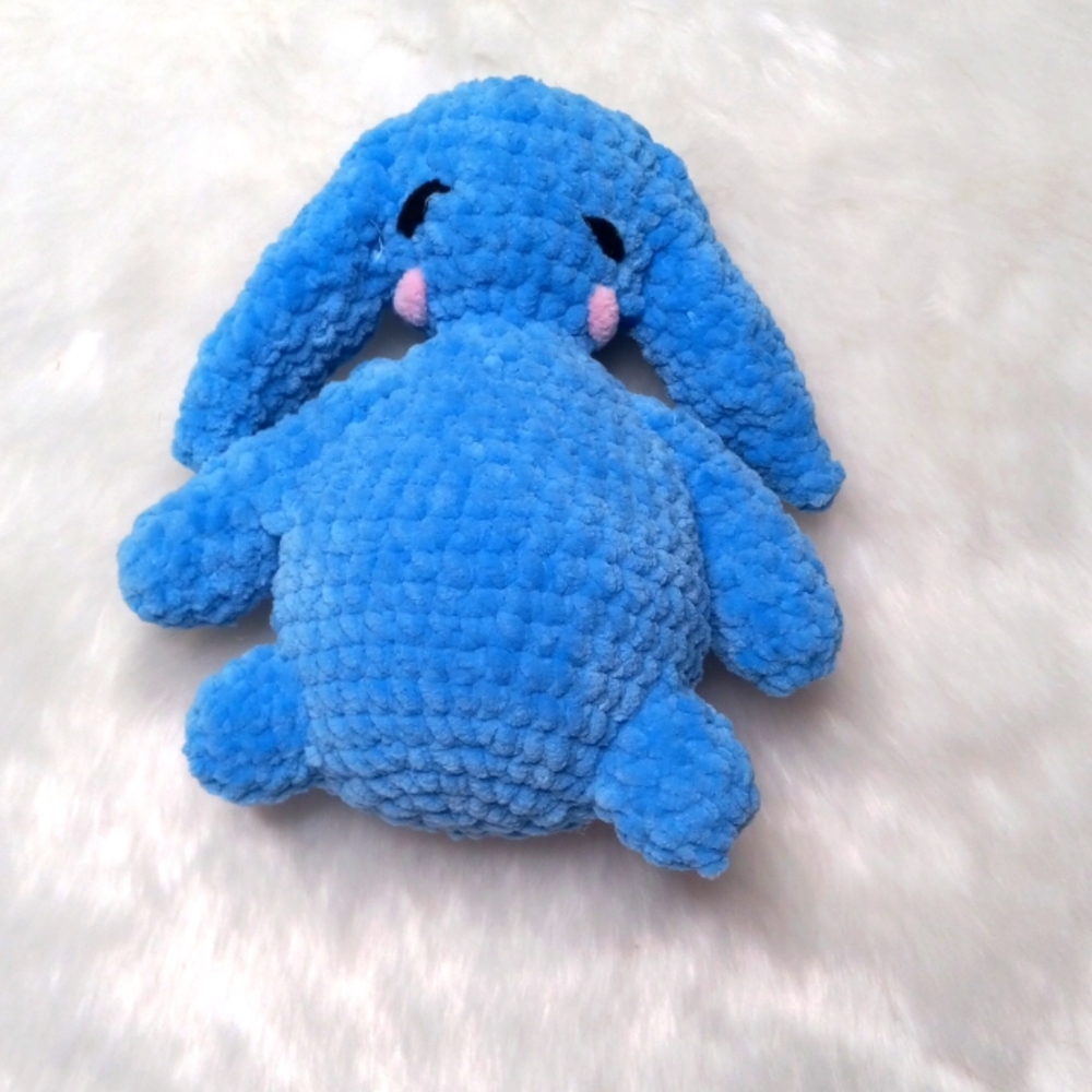 💞SALE💞🆕Handmade Crochet Blue Bunny